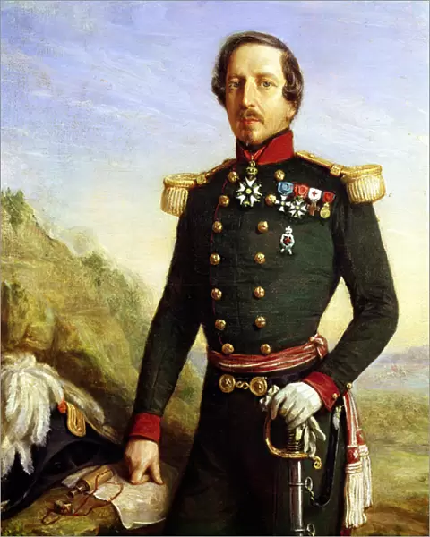 Portrait of Napoleon III (1808-73) 1852 (oil on canvas) (detail)