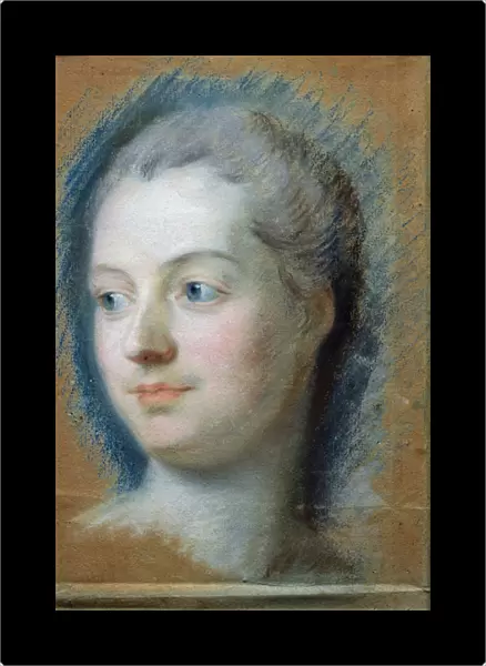 Portrait of Madame de Pompadour (1721-64) 1752 (pastel on paper)