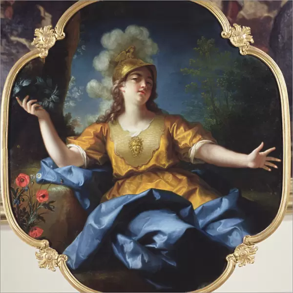 Portrait of a Woman as Minerva, 1730 (oil on canvas)