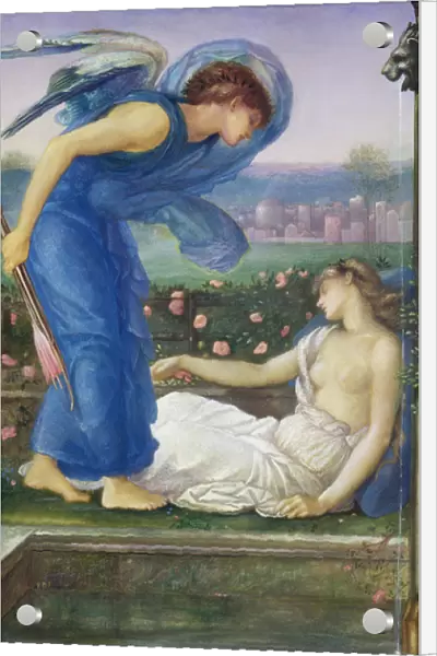 Cupid and Psyche, c. 1865 (w  /  c, bodycolour and pastel on paper mounted on linen)