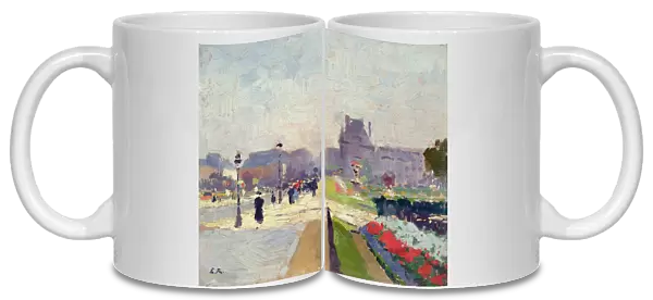Avenue Paul Deroulede, Tuileries, Paris (oil on canvas)