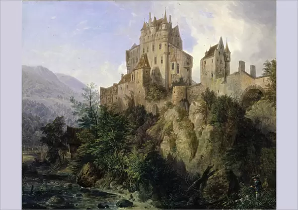 Eltz Castle (oil on canvas)