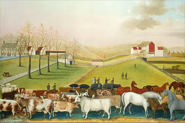The Cornell Farm, 1848 (oil on canvas)