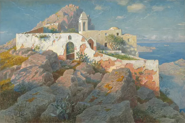 Santa Maria a Cetrella, Anacapri, c. 1892 (watercolour and gouache over graphite)