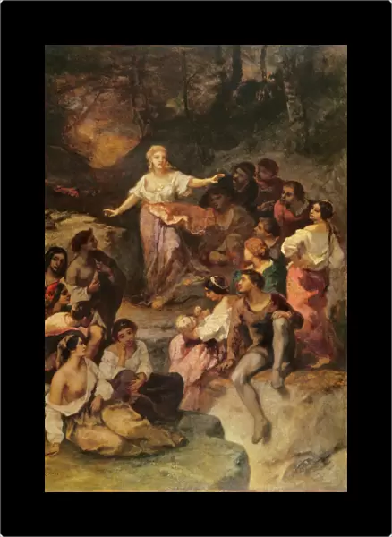 Gypsy Encampment, 1848 (oil on canvas)