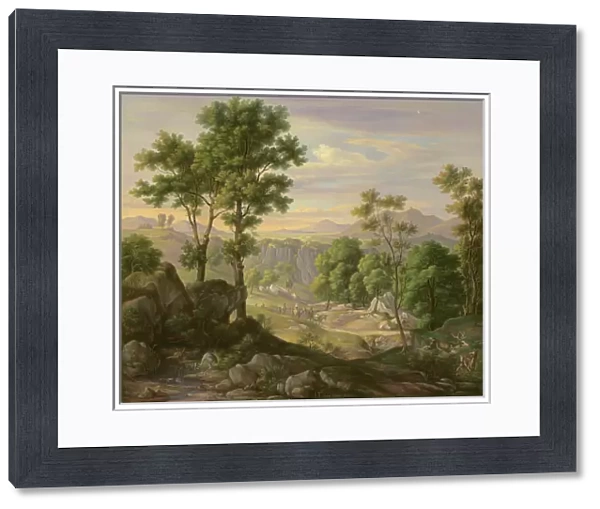 Italian Landscape, 1845 (oil on canvas)