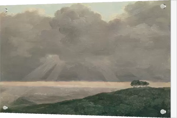 The Storm (oil on card)