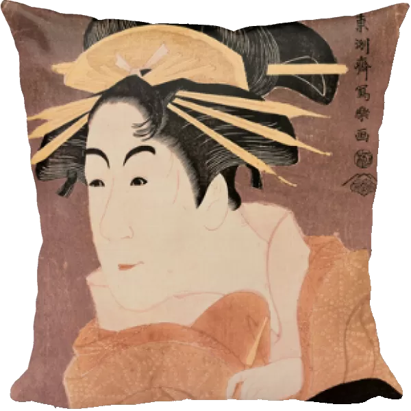 Matsumoto Yonesaburo in the role of the courtesan Kewaizaka No Shosho (Shinobu) in