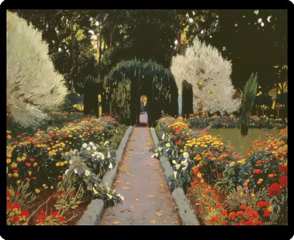 Glorieta II (The Garden at Aranjuez. Arbor II) 1907 (oil on canvas)