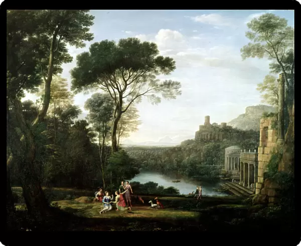 Landscape with the Nymph Egeria (oil on panel)
