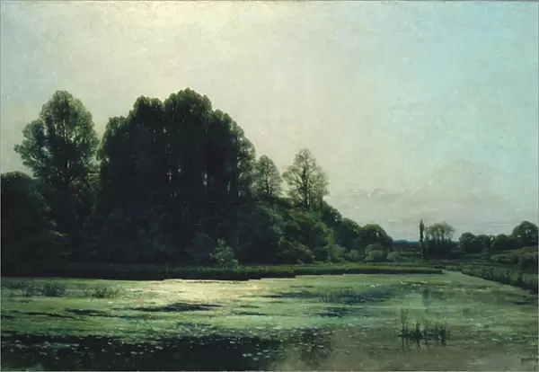 Landscape at Cernay, 1866 (oil on canvas)