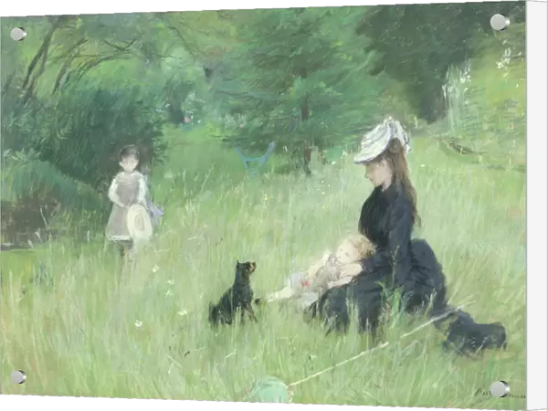 In a Park, c. 1874 (pastel on paper)