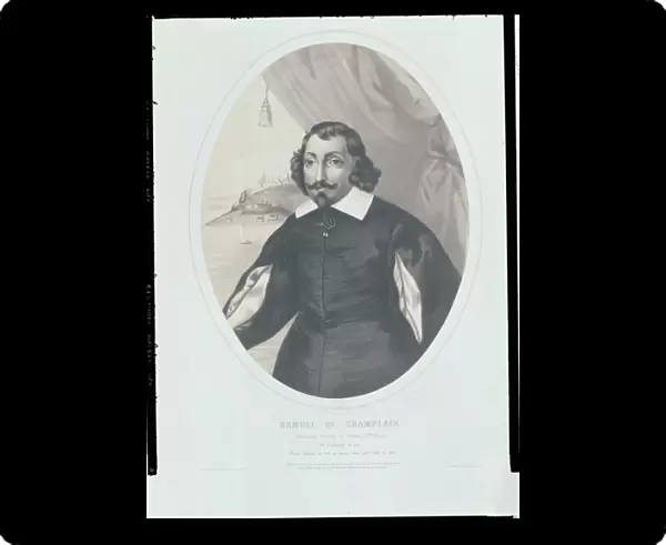 Samuel de Champlain (1567-1635) 1854 (engraving)
