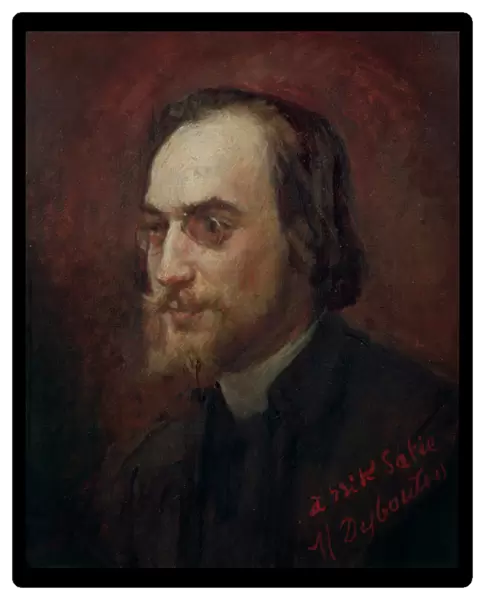 Erik Satie (1866-1925) (oil on canvas)