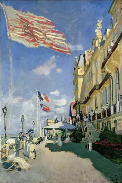 The Hotel des Roches Noires at Trouville, 1870 (oil on canvas)