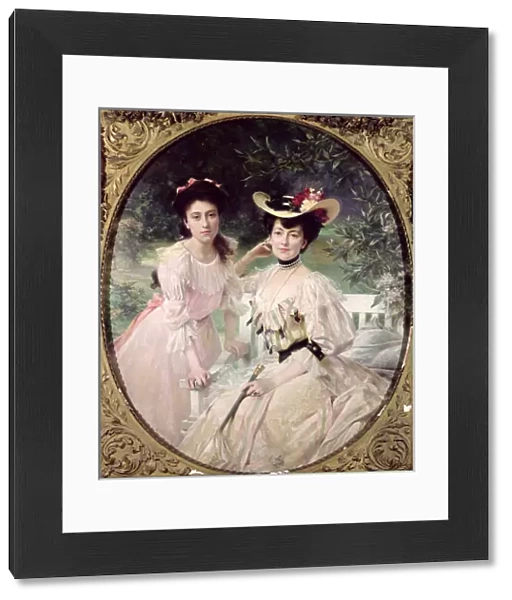 Madame Collas and her Daughter, Giselle, 1903 (oil on canvas)