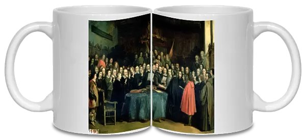 The Swearing of the Oath of Ratification of the Treaty of Munster, 15th May 1648, c