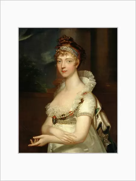 Empress Elizabeth Alexejevna (1779-1826) (oil on canvas)