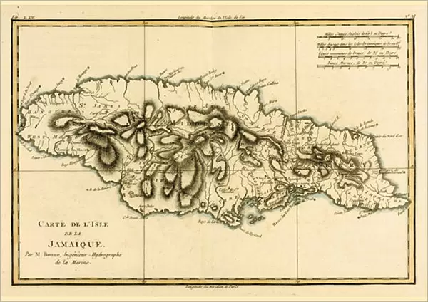 The Island of Jamaica, from Atlas de Toutes les Parties Connues du Globe Terrestre