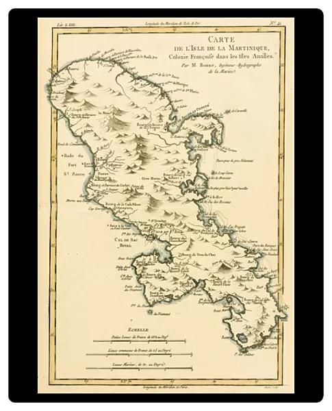 The Island of Martinique, from Atlas de Toutes les Parties Connues du Globe
