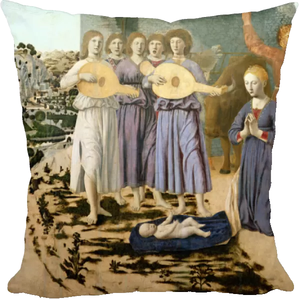 Nativity, 1470-75 (tempera on panel) (detail of 5240)