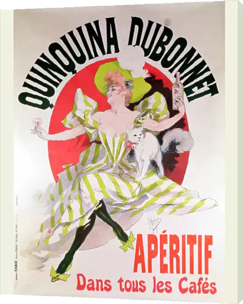 Poster advertising Quinquina Dubonnet aperitif, 1895 (colour litho)