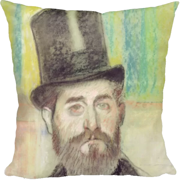 Man in an Opera Hat (pastel on paper)