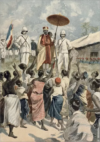 Proclamation of the New King of Dahomey, from Le Petit Journal, 19th February 1894