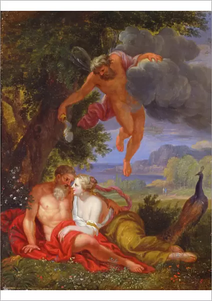 Hypnos Sending Jupiter and Juno to Sleep (oil on panel)