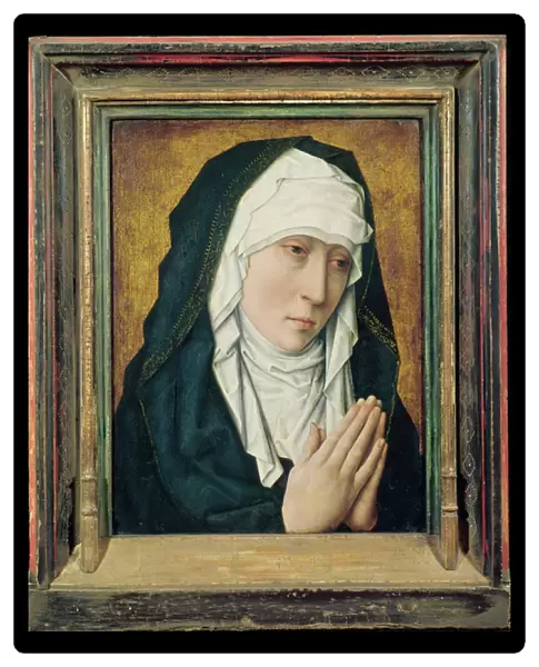 The Virgin of Sorrow (oil on panel)