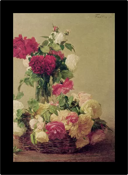 Roses, 1891 (oil on canvas)