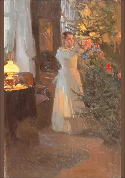 The Christmas Tree, 1910 (oil on canvas)