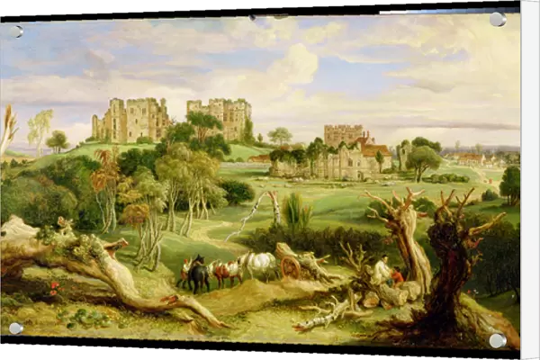 Kenilworth Castle, Warwickshire, 1840 (oil on panel)