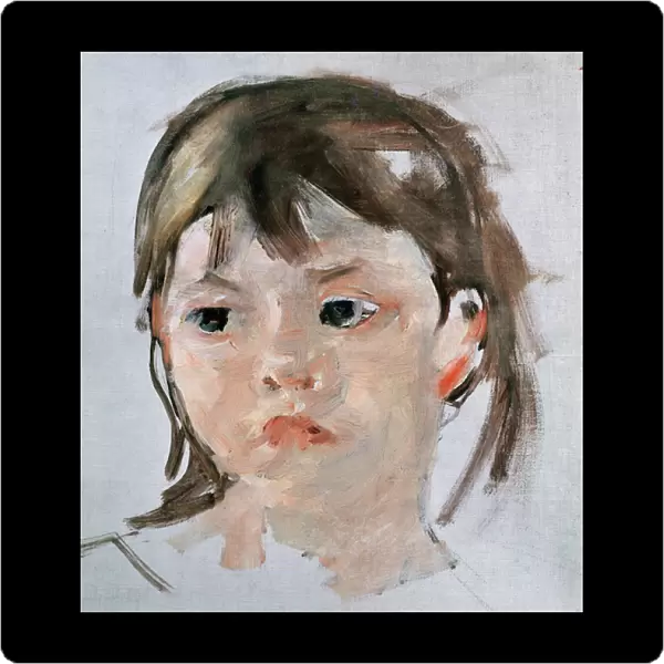 Head of a Young Girl (oil on canvas)