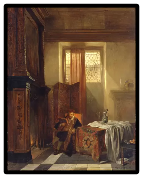 The Philosopher, 1844 (oil on panel)