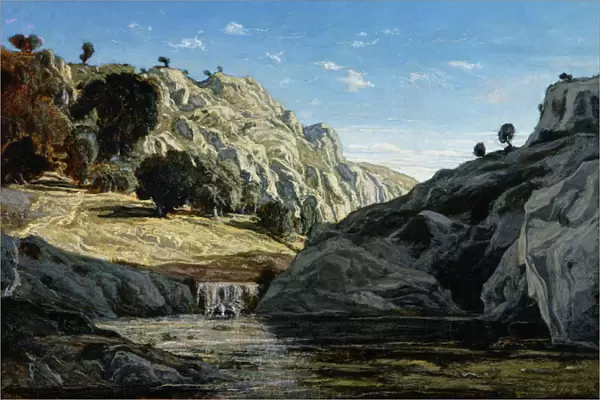 Memories of Ollioules gorge, 1861 (oil on canvas)
