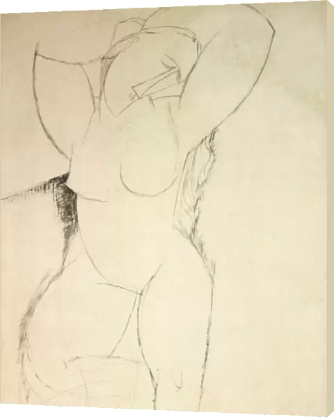 Caryatid, c. 1913-14 (pen & ink on paper)
