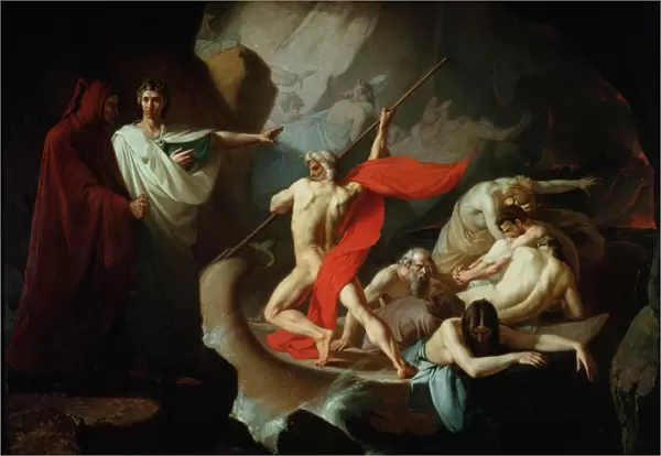 Charon Conveying the Souls of the Dead across the Styx, 1860 (oil on canvas)