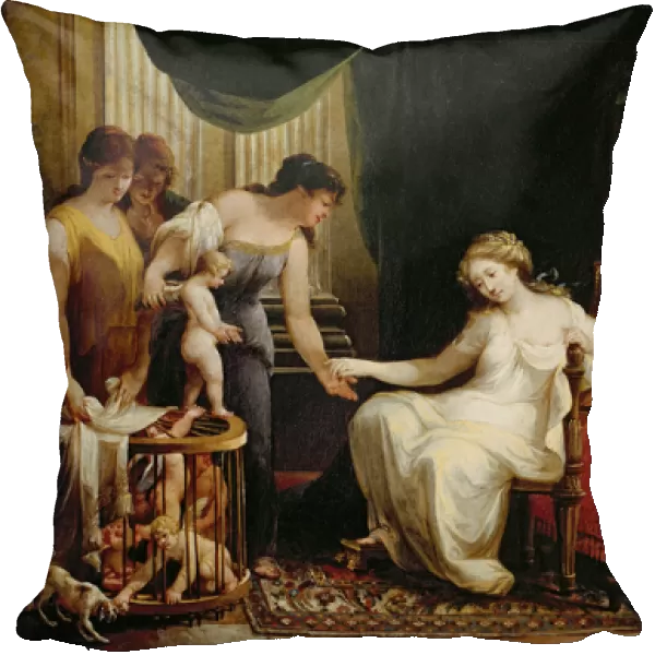 Vendor of Love (oil on canvas)
