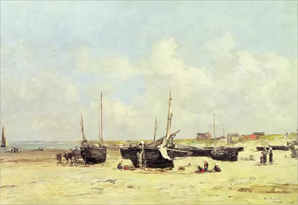 The Beach at Low Tide, Berck, 1890-97 (oil on canvas)