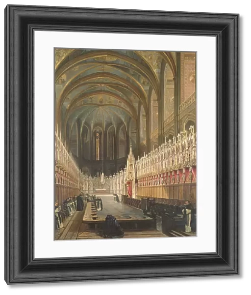 Interior of Albi Cathedral, 1832 (oil on canvas)