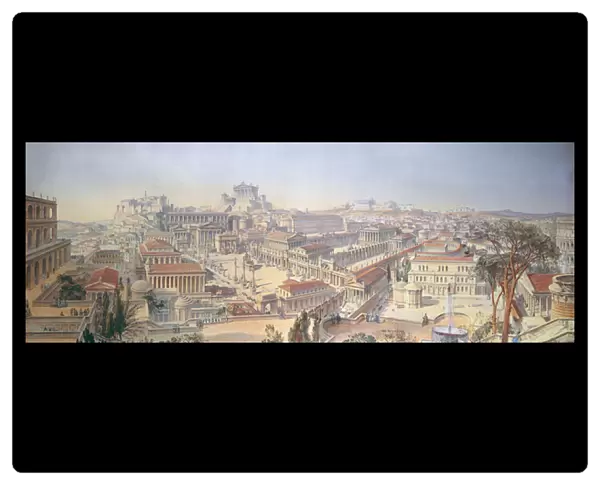 Rome As it Was, Restored After Existing Remains