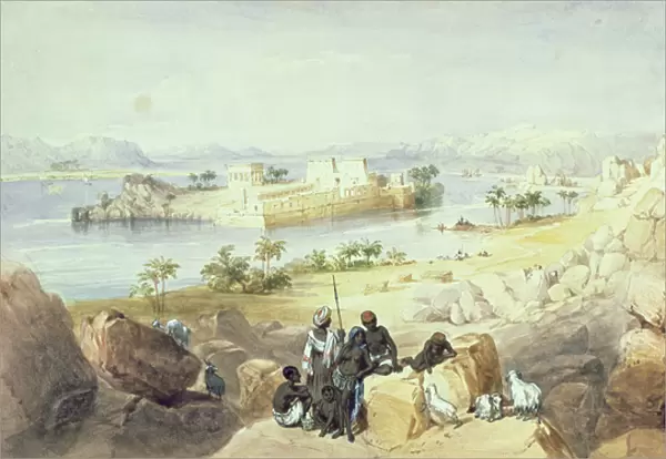 The Island of Philae, looking down the River Nile