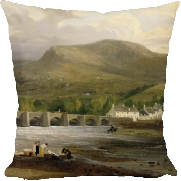 Crickhowell, Breconshire, c. 1800 (oil on canvas)