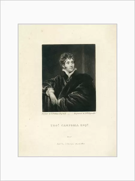 Thomas Campbell, 1818 (mezzotint)