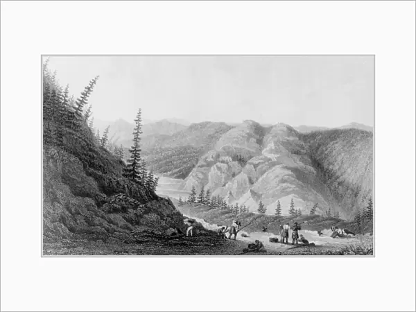View on the Barren Lands, 1826 (engraving)