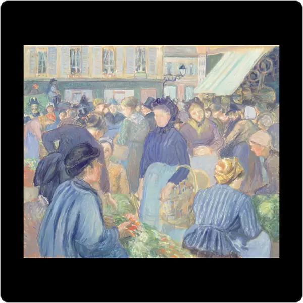 Le Marche de Gisors, 1889 (oil on canvas)