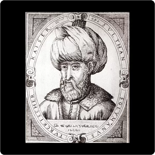 Portrait of Suleiman the Magnificent (engraving)