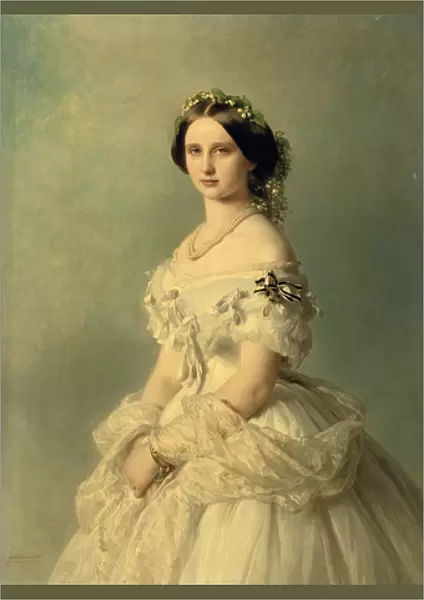 Portrait of Princess of Baden, 1856 (oil on canvas)