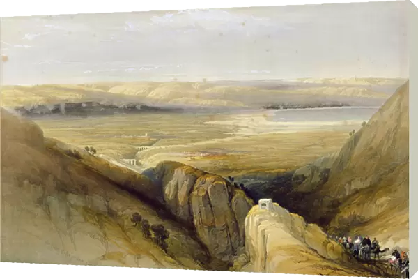 Jordan Valley, from Volume II of The Holy Land by Louis Haghe (1806-85)